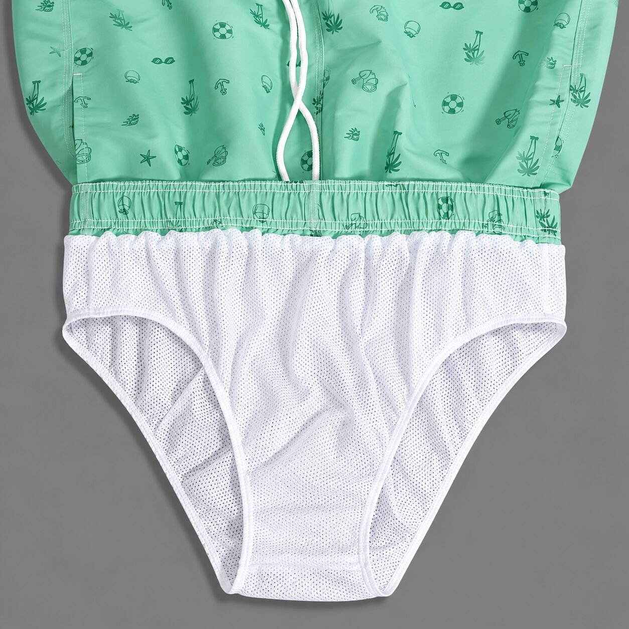 Herren Beach Shorts mit Sommerprint - Image 4